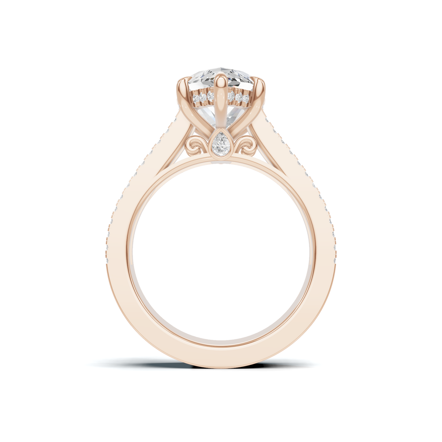 Luxe Marquise Pave Ring