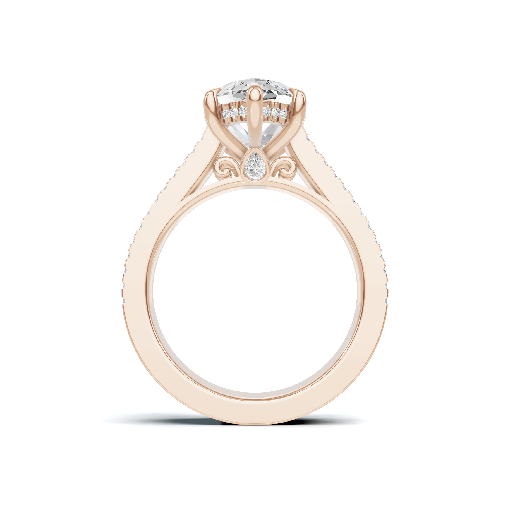 Luxe Marquise Pave Ring