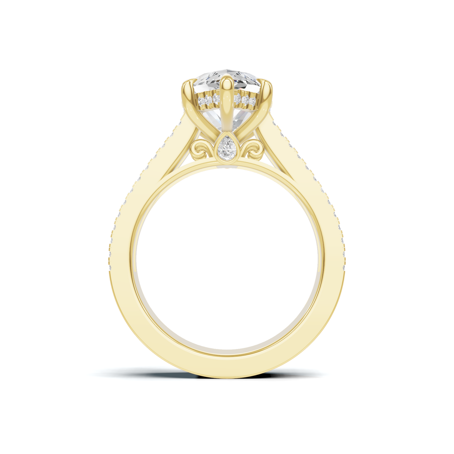 Luxe Marquise Pave Ring