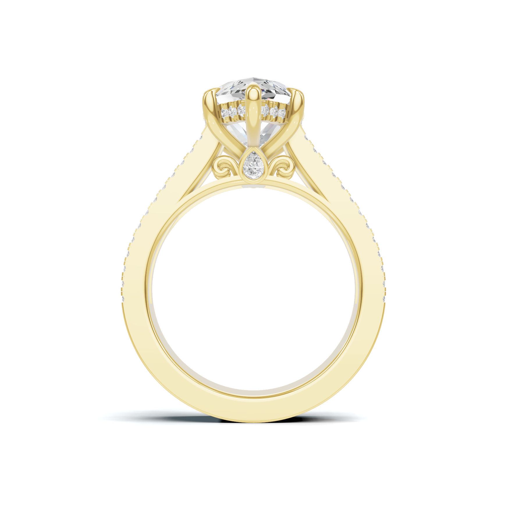 Luxe Marquise Pave Ring