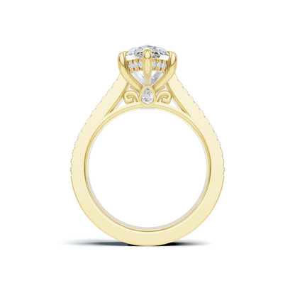 Luxe Marquise Pave Ring