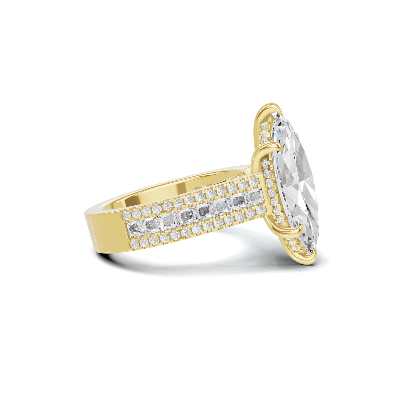 Luxe Marquise Pave Ring