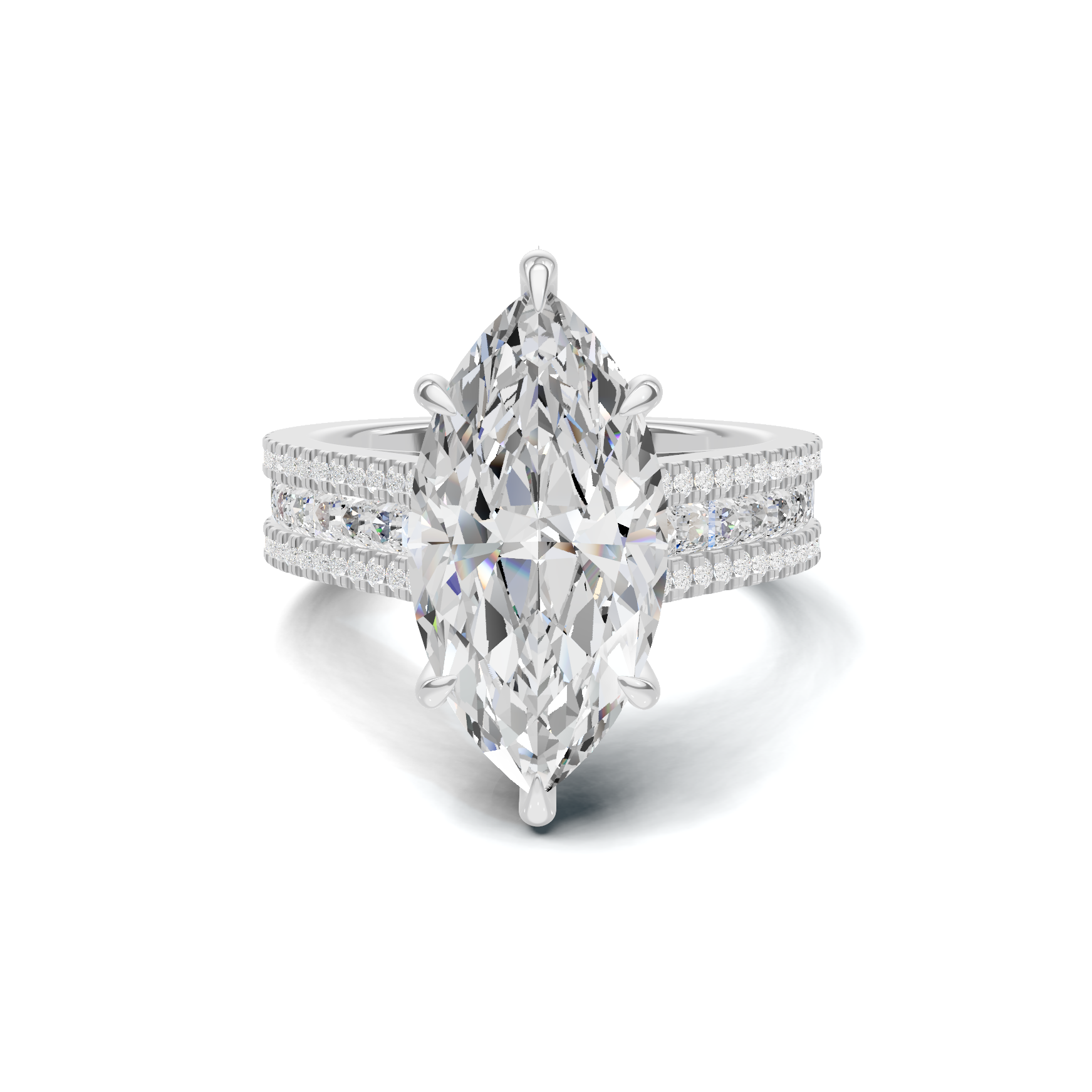 Luxe Marquise Pave Ring
