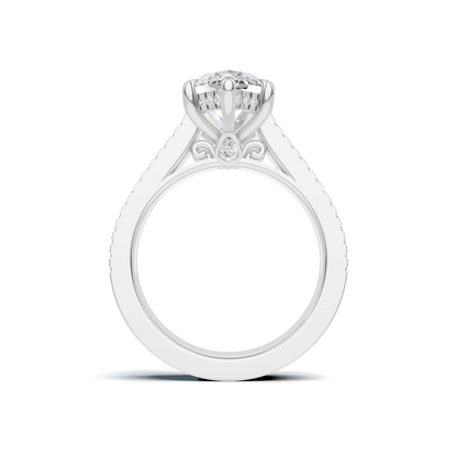 Luxe Marquise Pave Ring