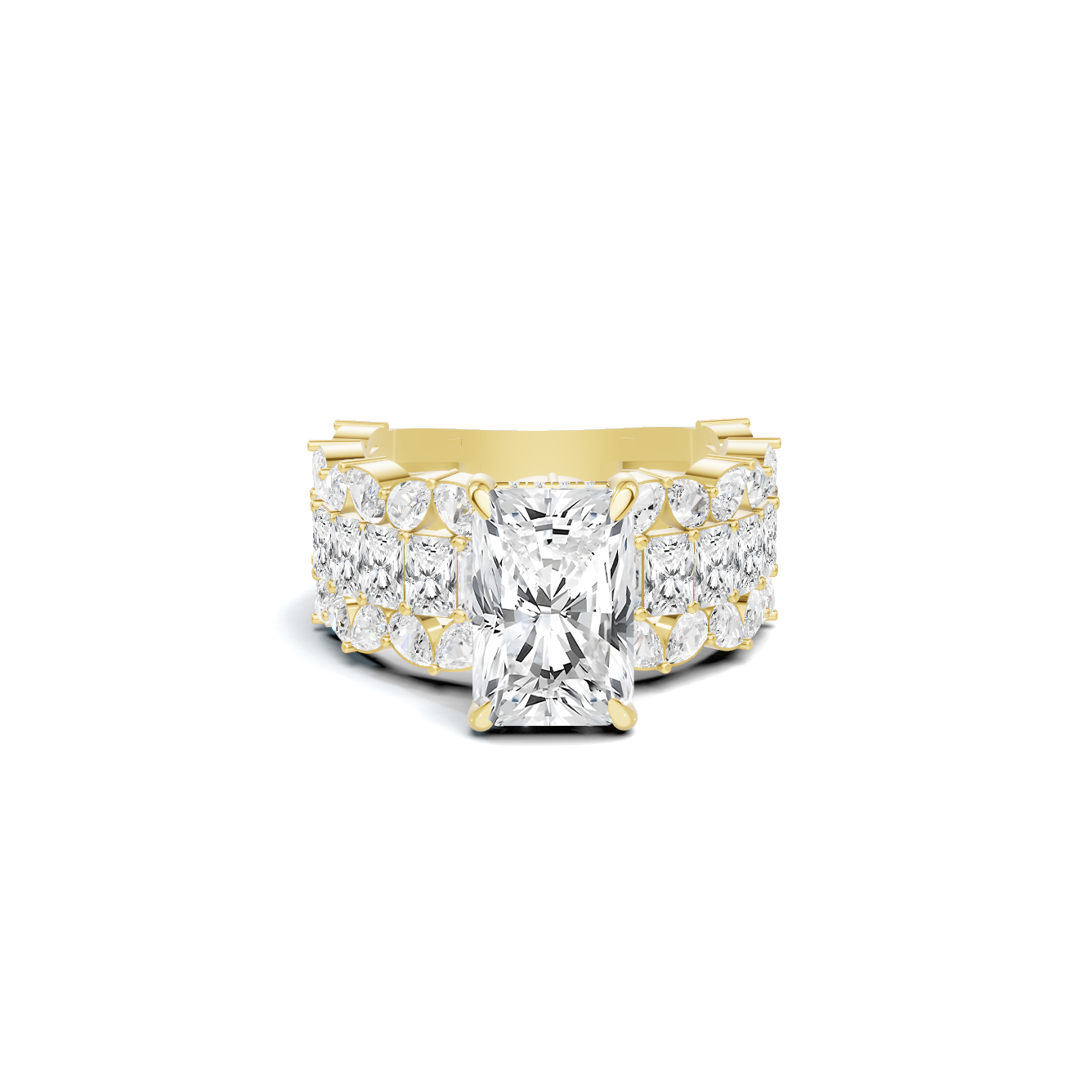 Luxe Multi Stone Statement Ring