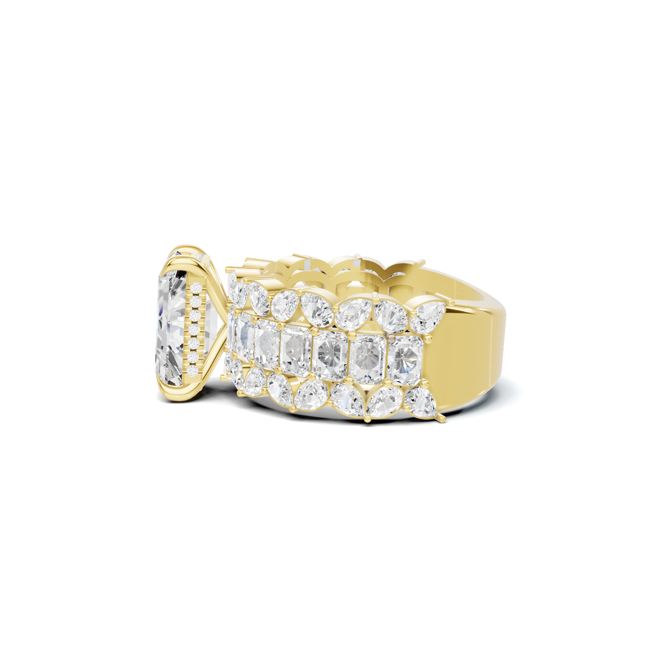 Luxe Multi Stone Statement Ring