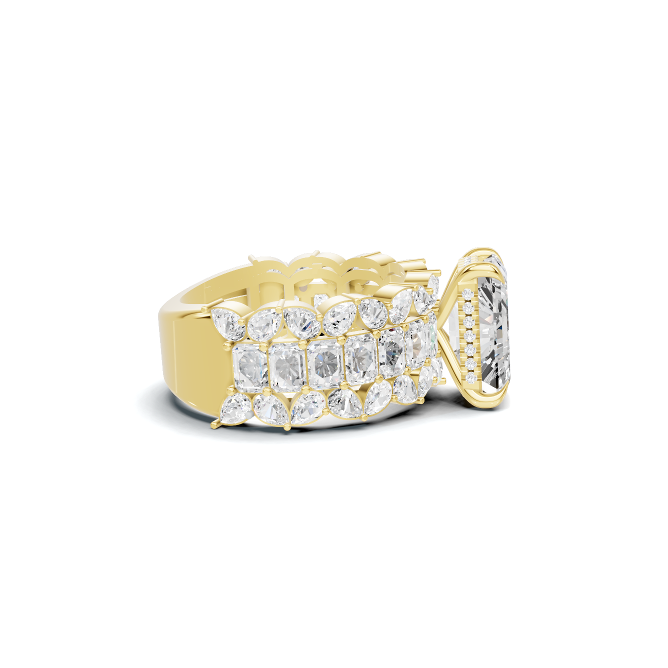 Luxe Multi Stone Statement Ring