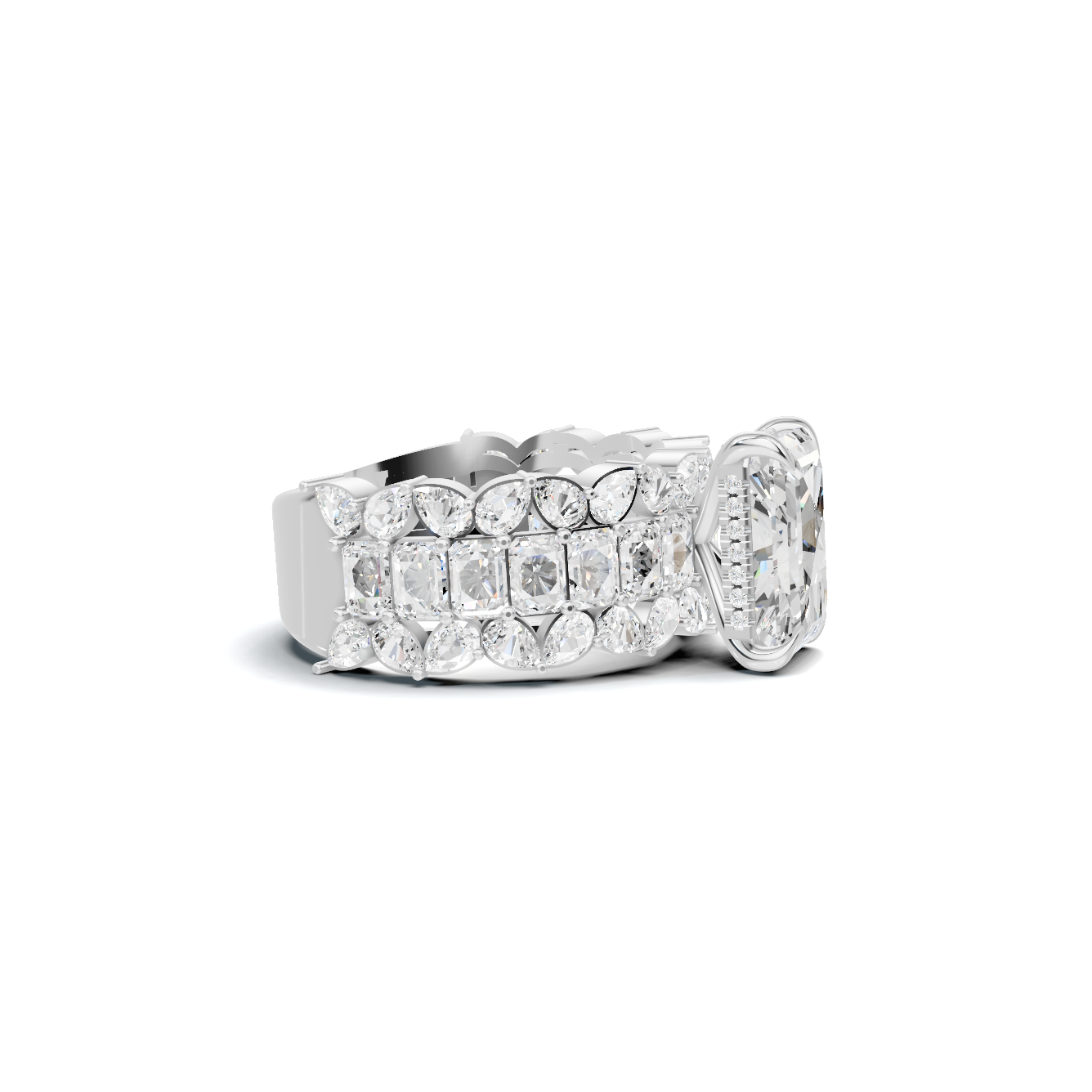 Luxe Multi Stone Statement Ring