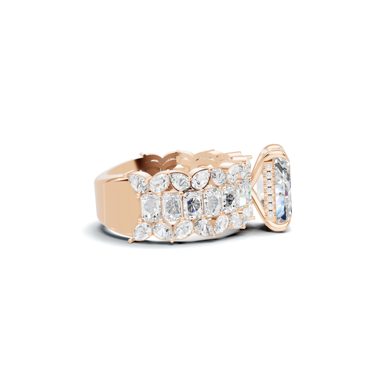 Luxe Multi Stone Statement Ring