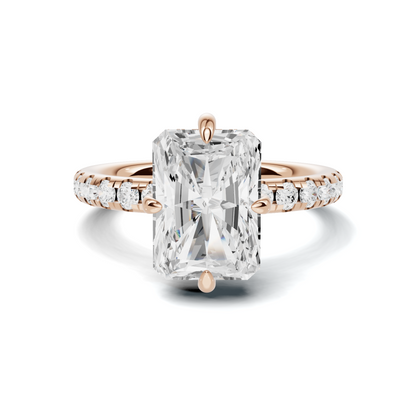 Luxe Pave Accented Basket Ring
