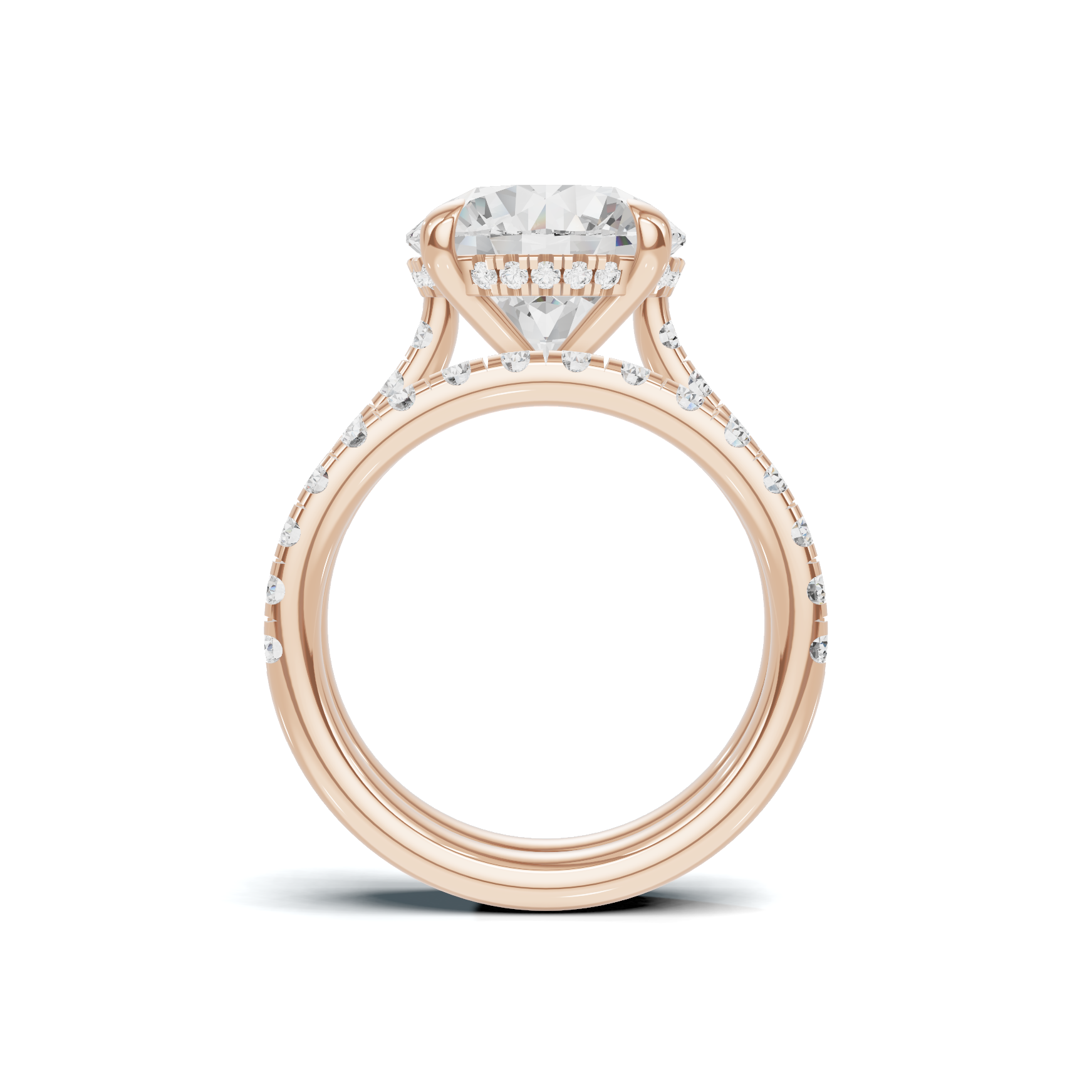 Luxe Pave Accented Bridal Ring