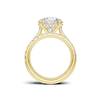 Luxe Pave Accented Bridal Ring