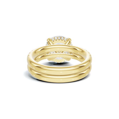 Luxe Pave Accented Bridal Ring