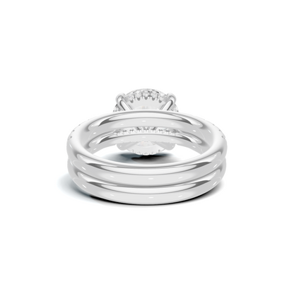 Luxe Pave Accented Bridal Ring