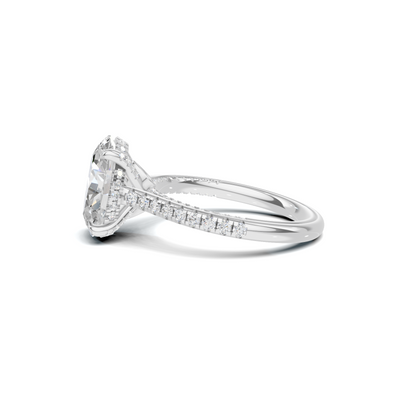 Luxe Pave Accented Statement Ring
