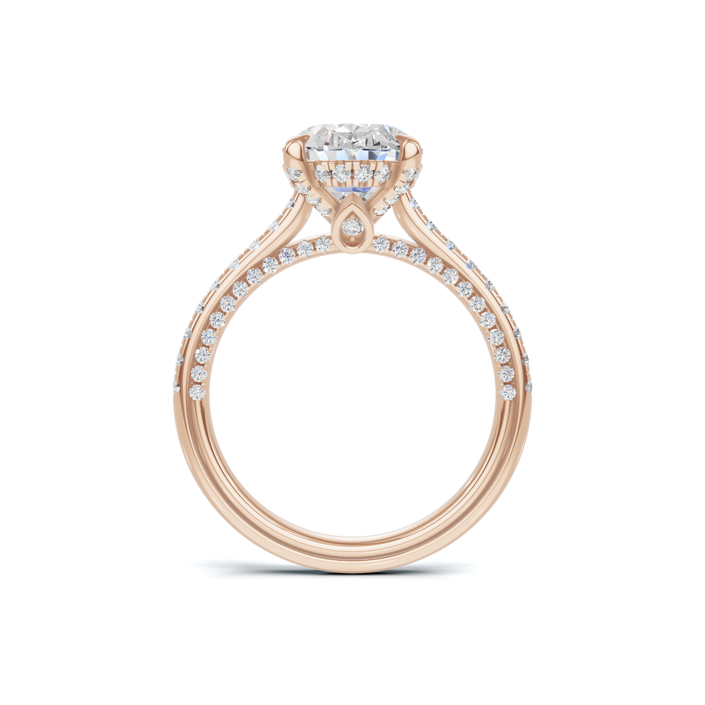 Luxe Pave Accented Statement Ring