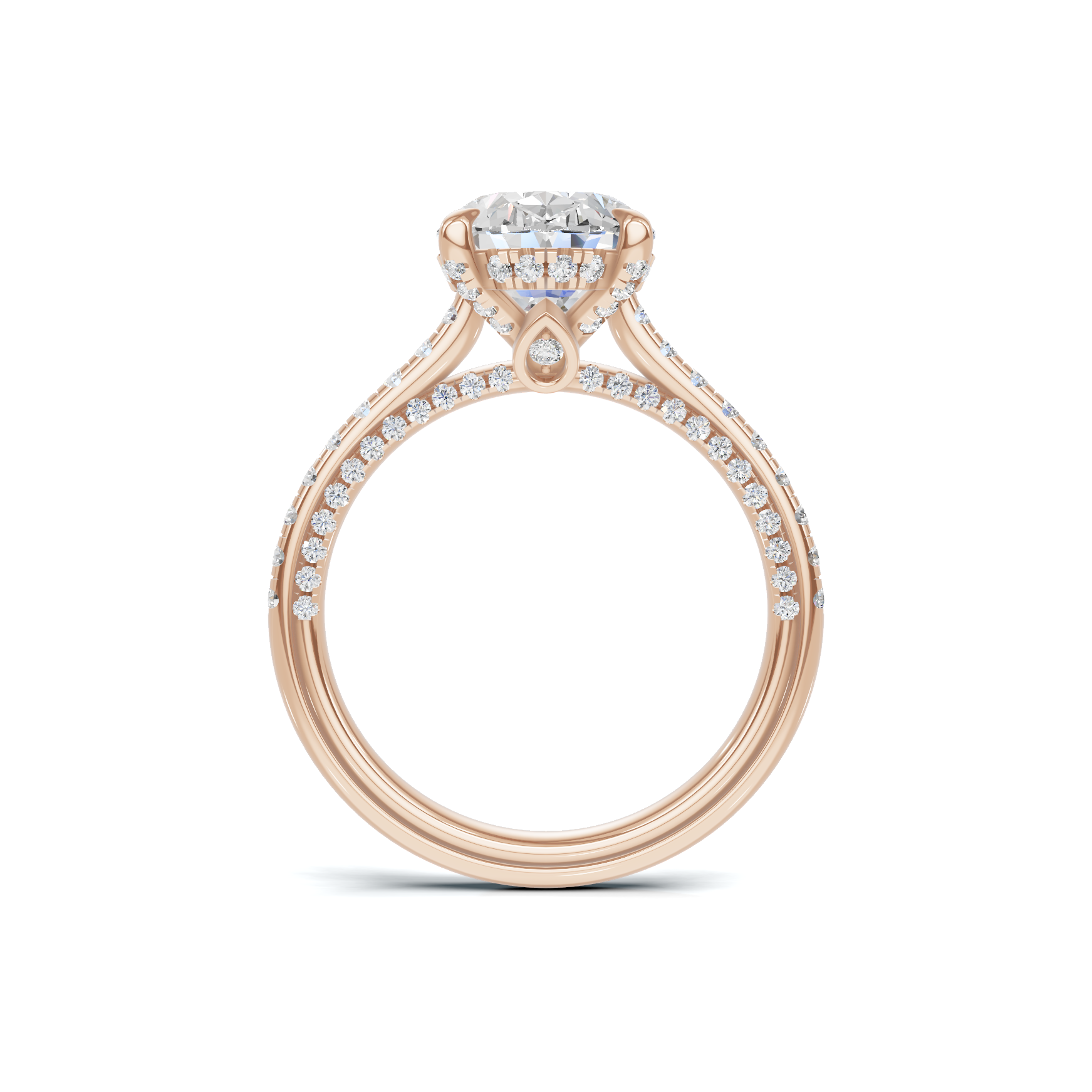 Luxe Pave Accented Statement Ring