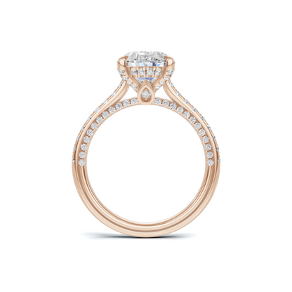 Luxe Pave Accented Statement Ring