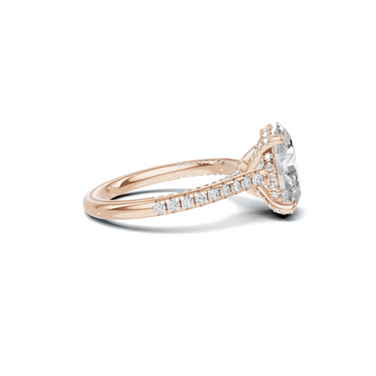 Luxe Pave Accented Statement Ring