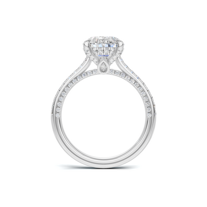 Luxe Pave Accented Statement Ring