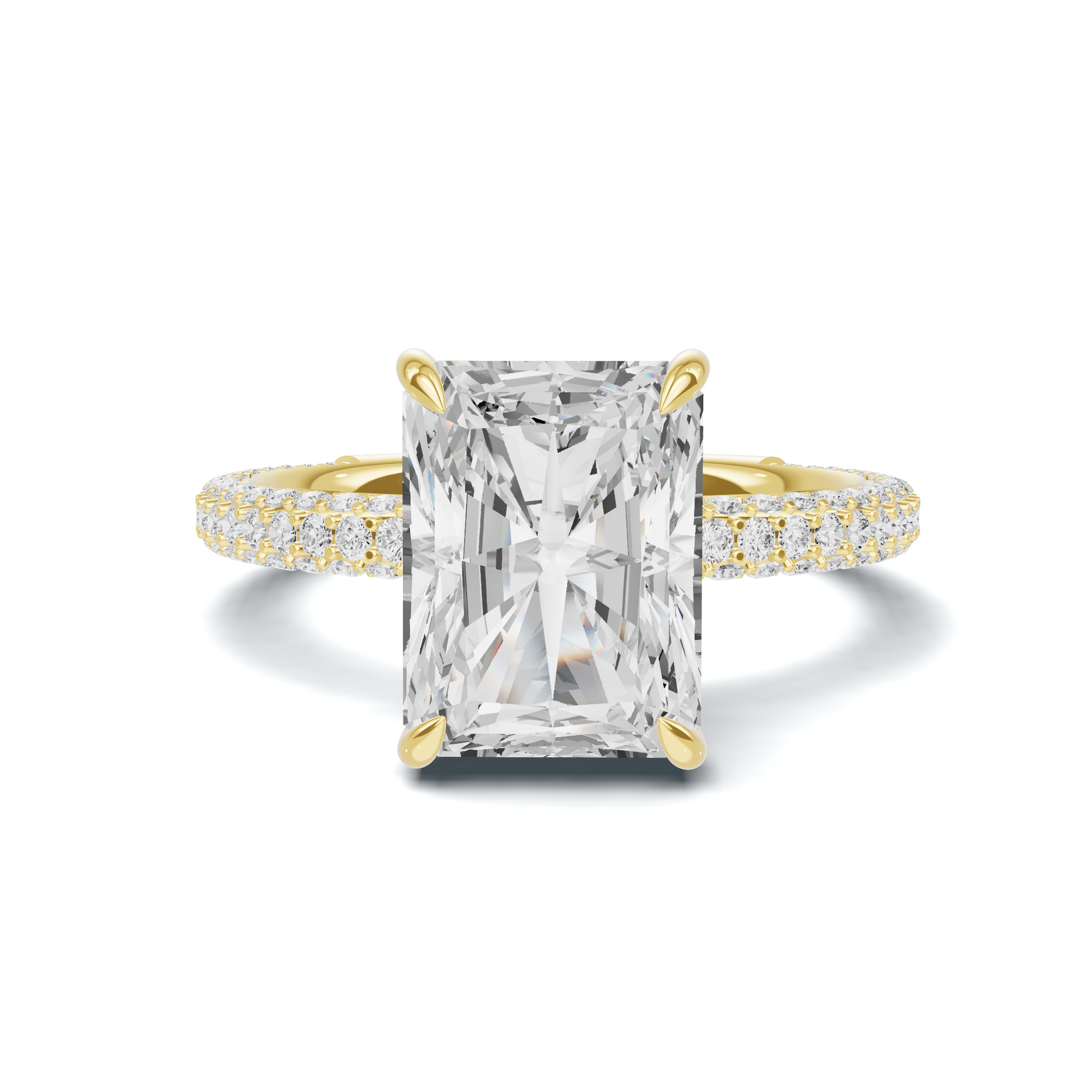 Luxe Pave Band Statement Ring