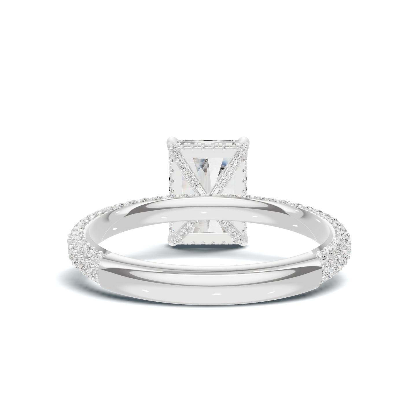 Luxe Pave Band Statement Ring