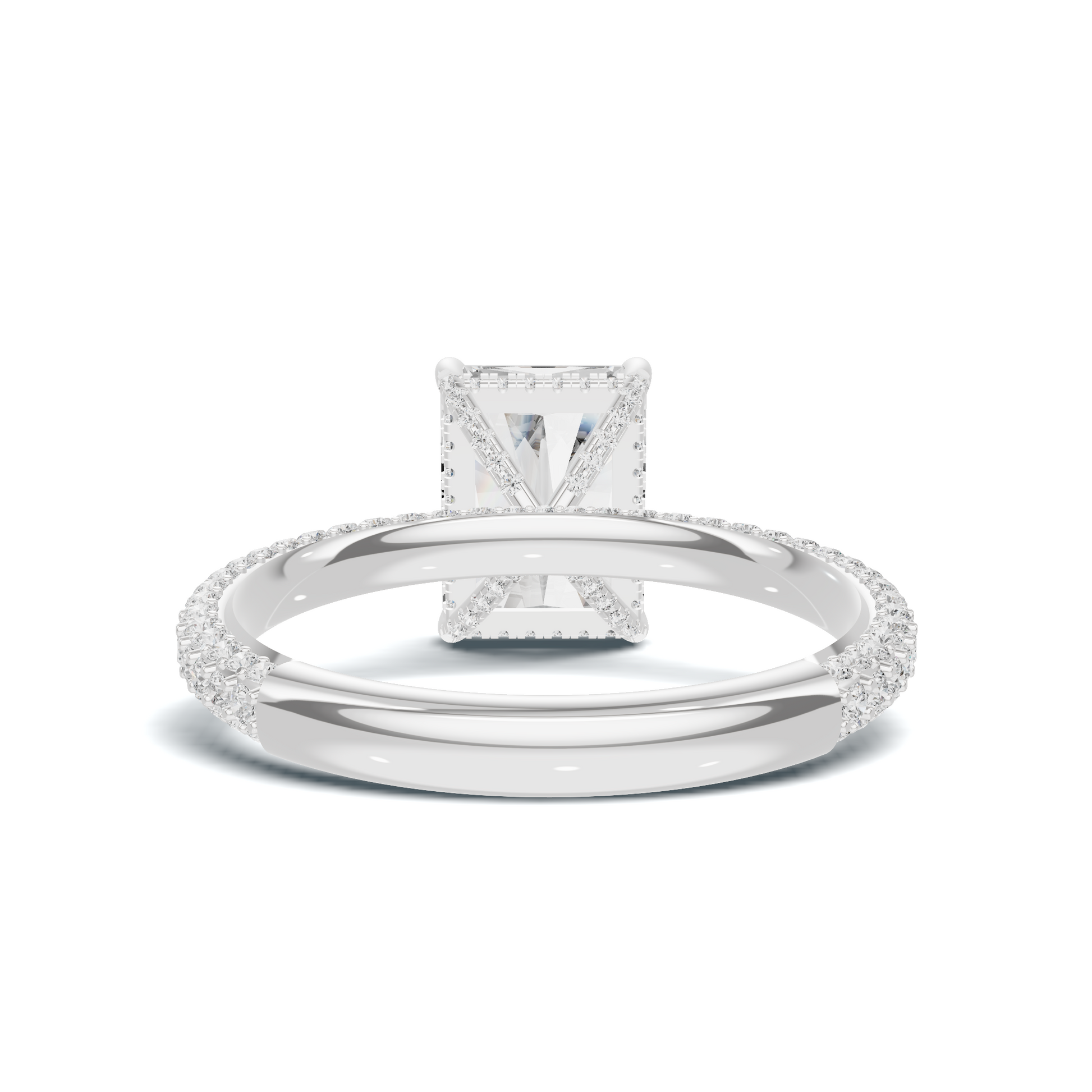 Luxe Pave Band Statement Ring