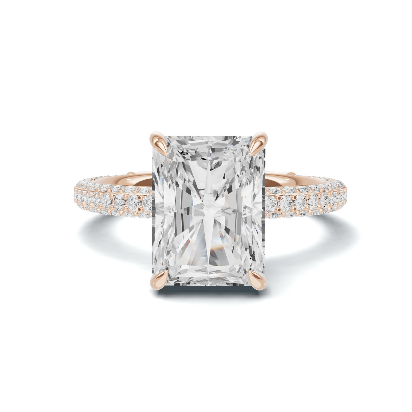 Luxe Pave Band Statement Ring