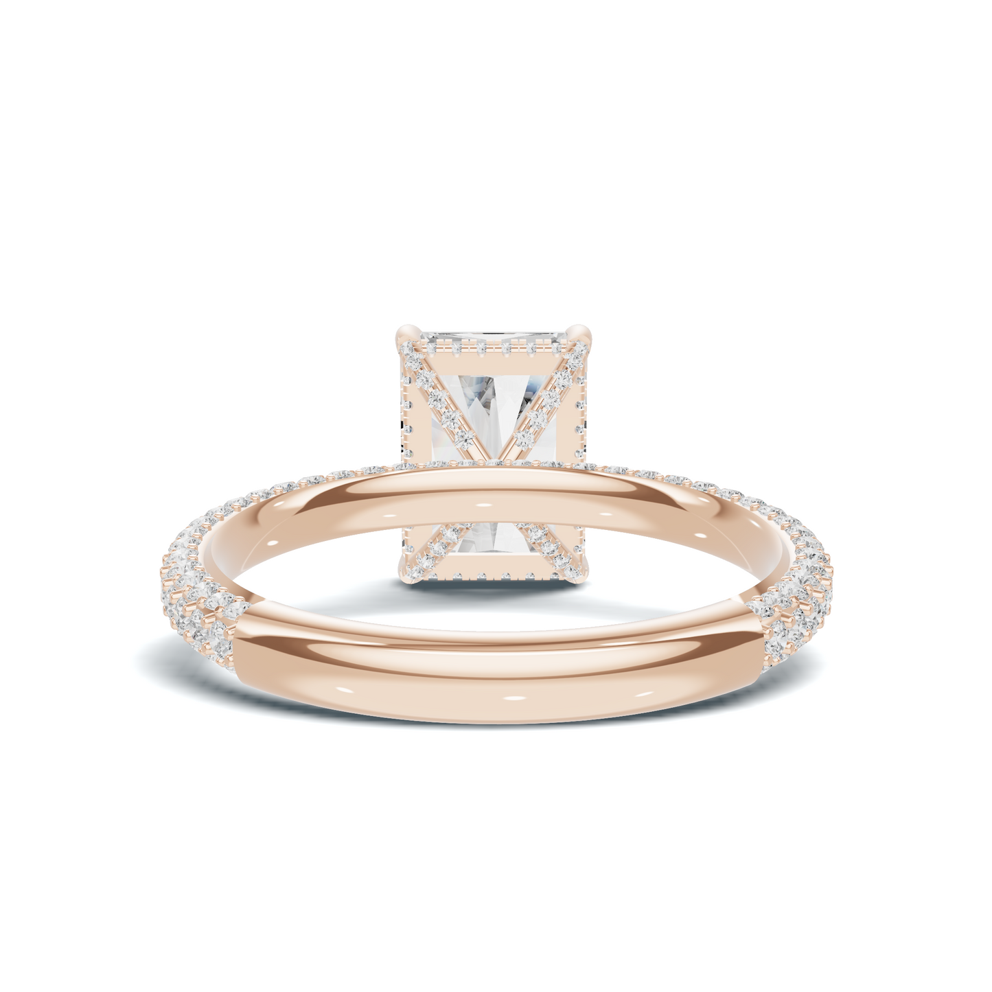 Luxe Pave Band Statement Ring