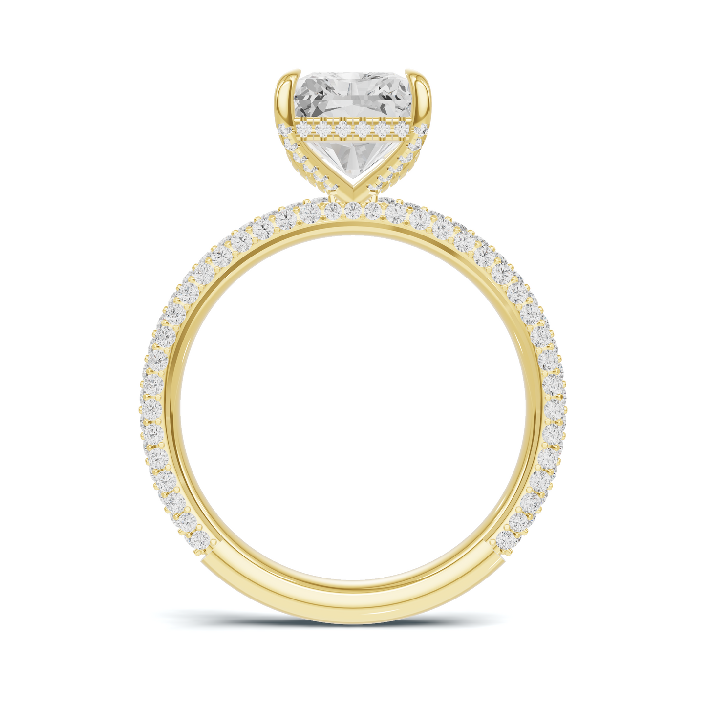 Luxe Pave Band Statement Ring