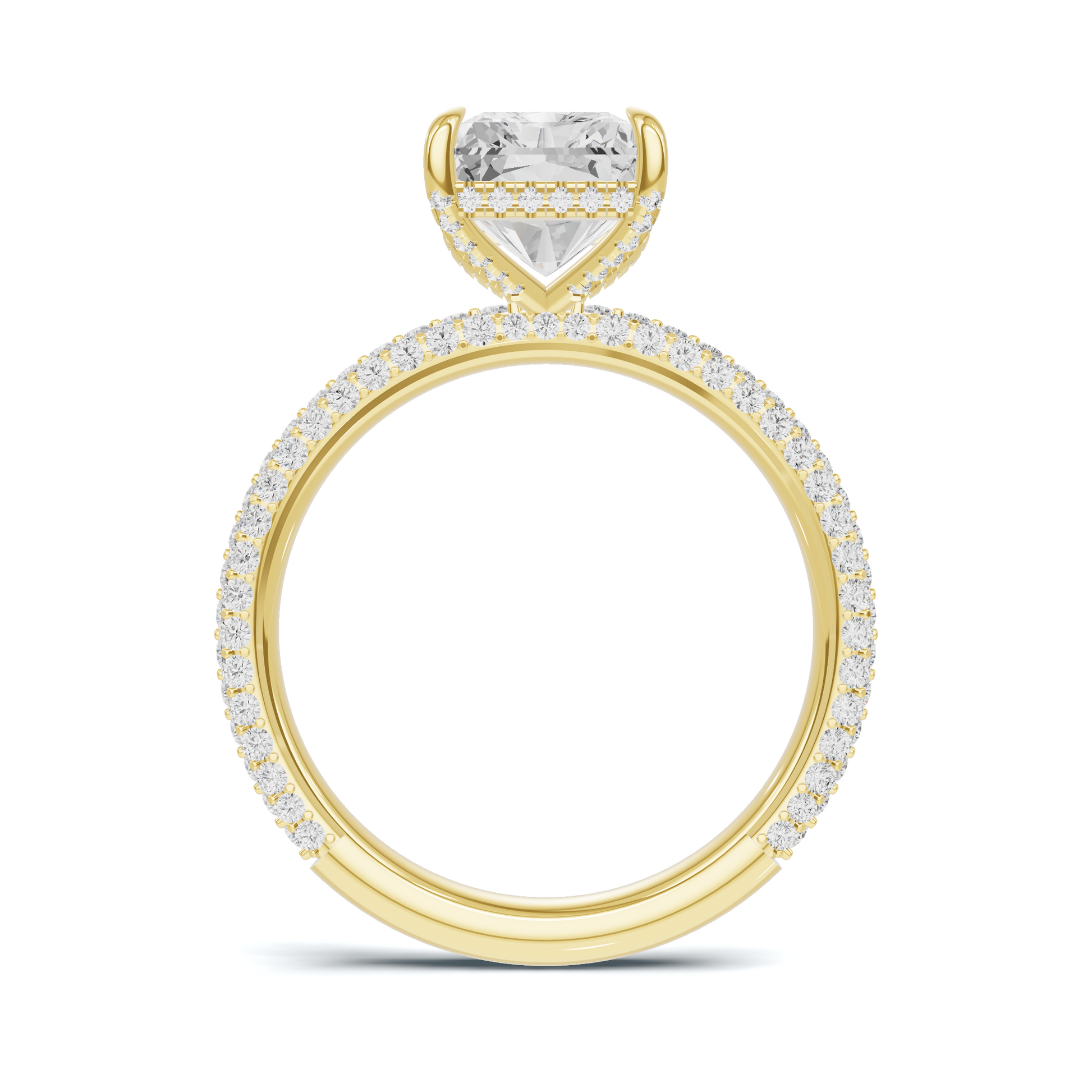 Luxe Pave Band Statement Ring