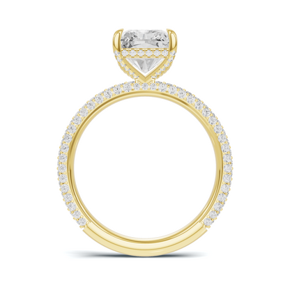 Luxe Pave Band Statement Ring
