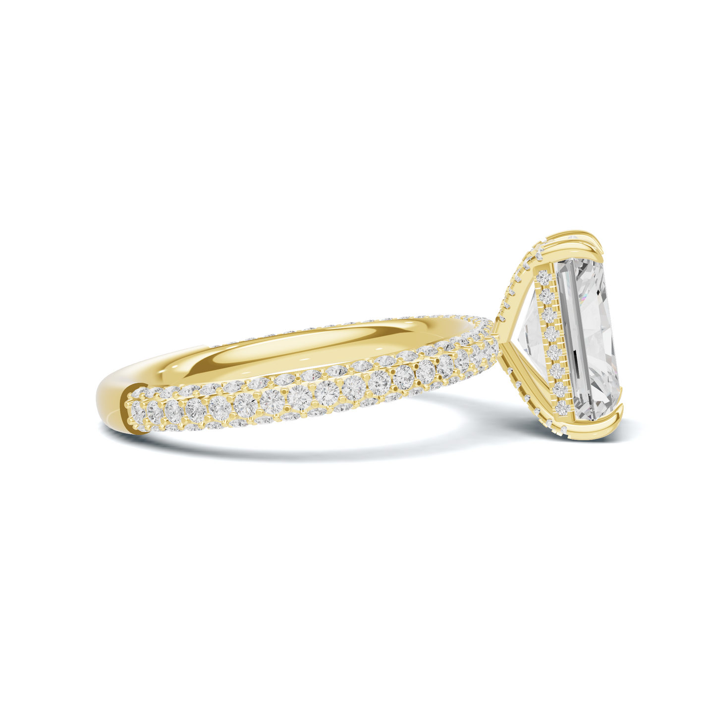 Luxe Pave Band Statement Ring