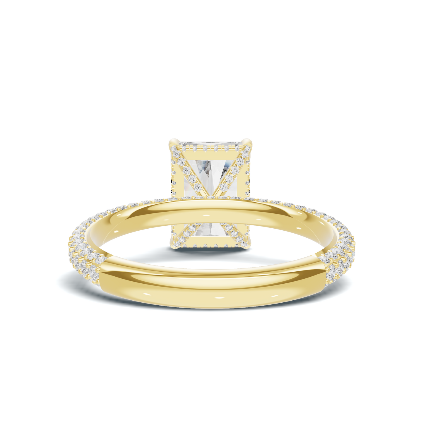 Luxe Pave Band Statement Ring