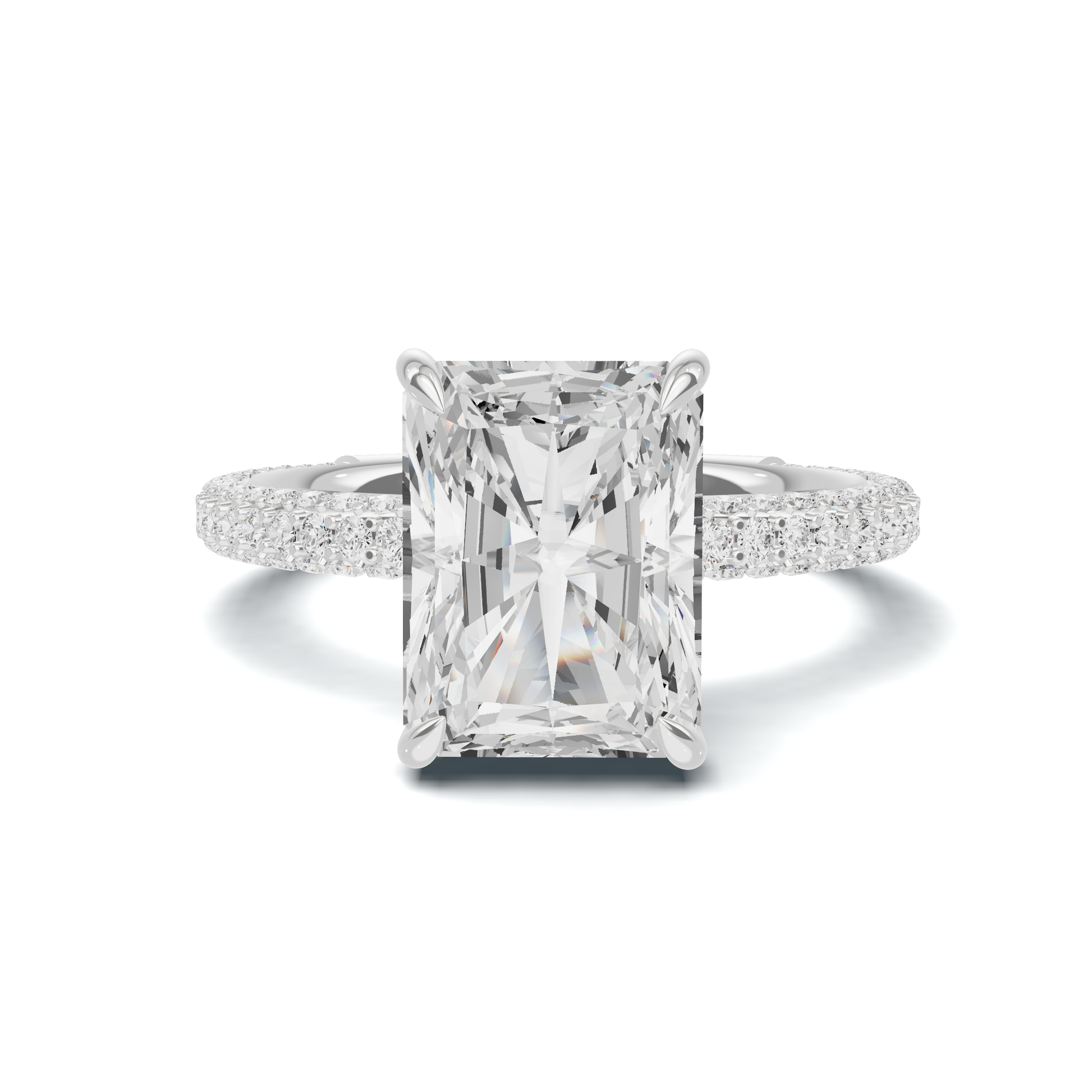 Luxe Pave Band Statement Ring