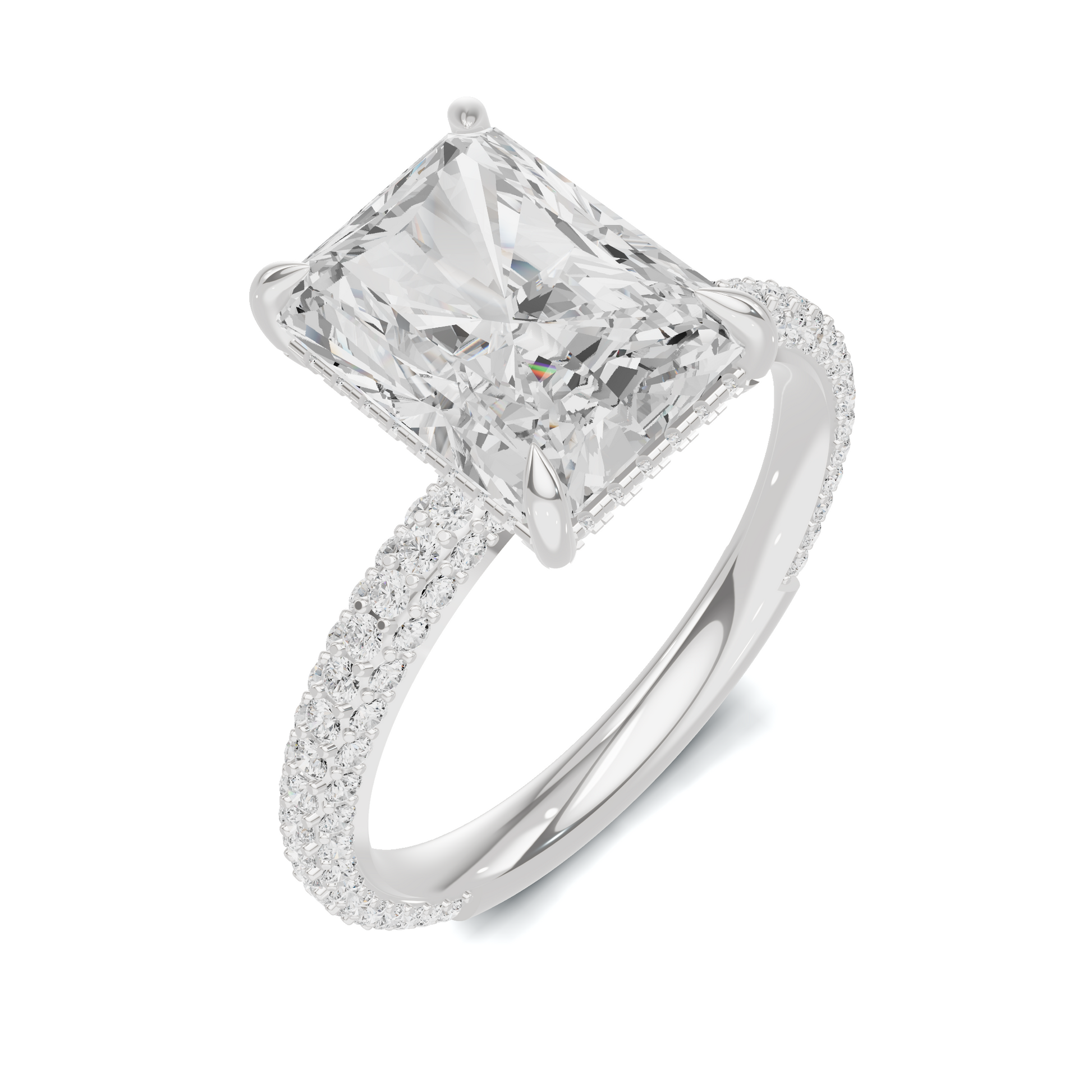 Luxe Pave Band Statement Ring
