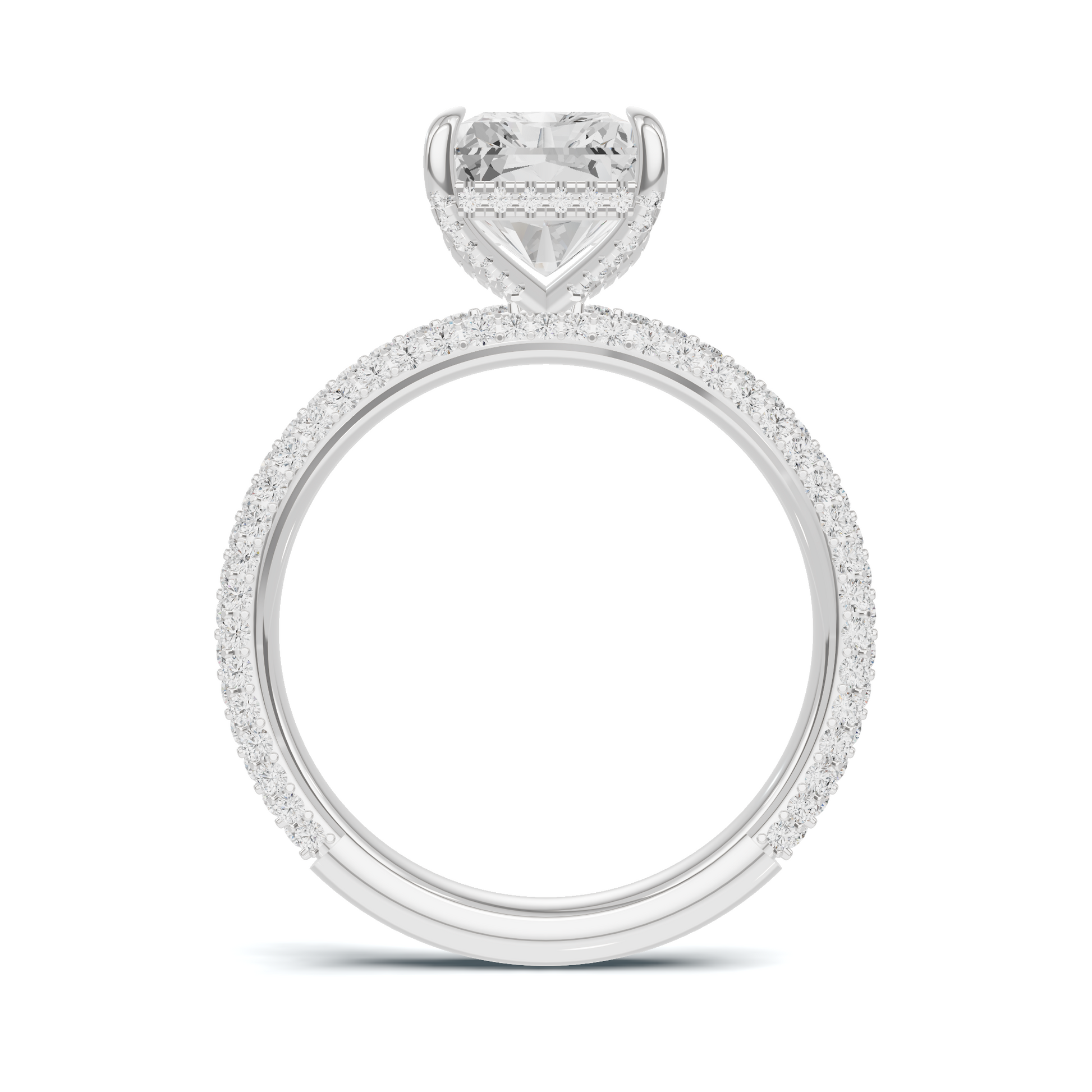 Luxe Pave Band Statement Ring