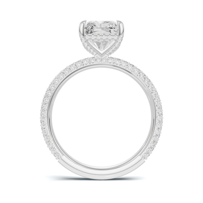 Luxe Pave Band Statement Ring