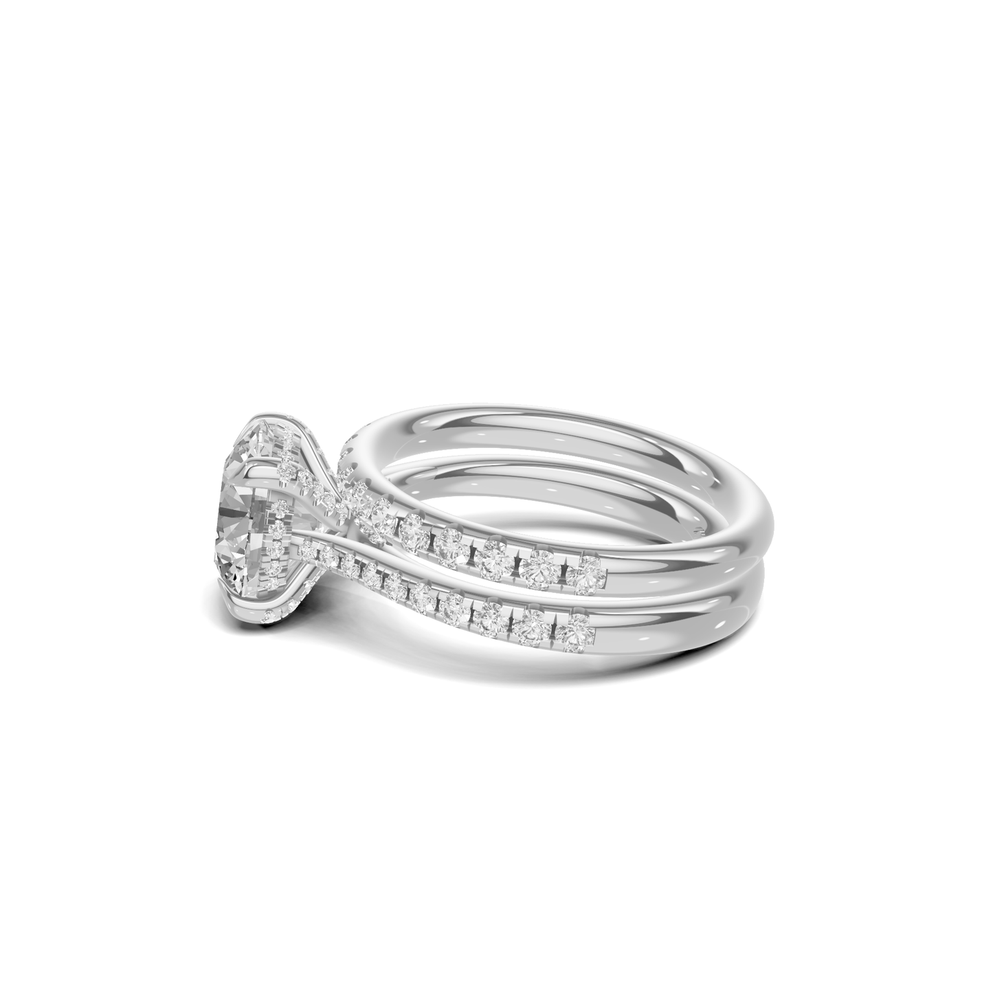 Luxe Pave Bridal Ring