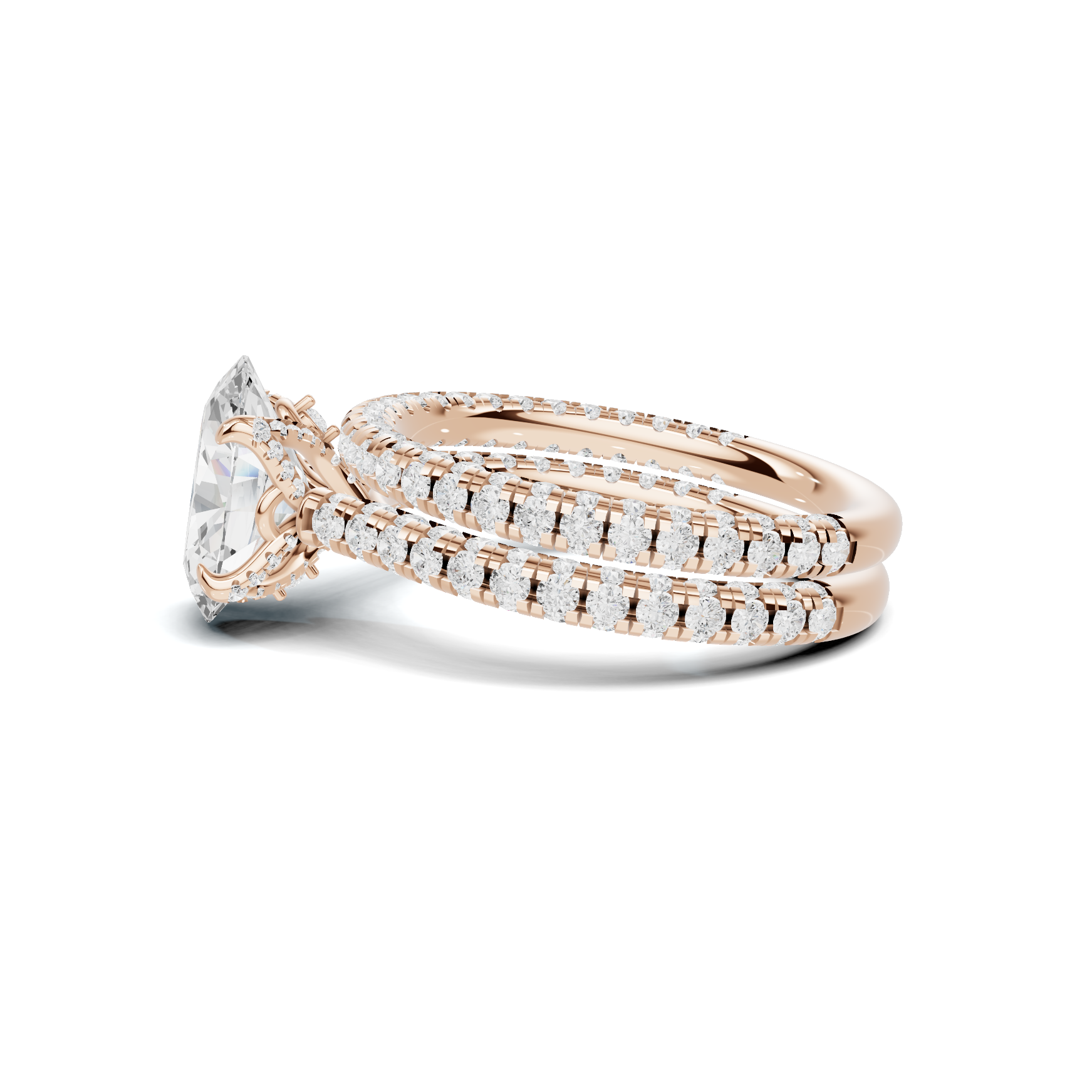 Luxe Pave Bridal Ring