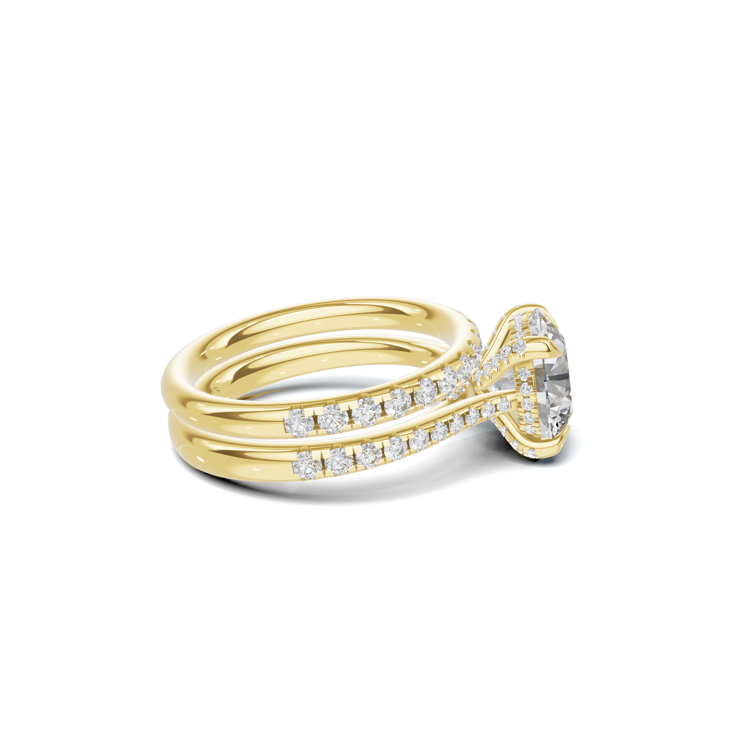 Luxe Pave Bridal Ring