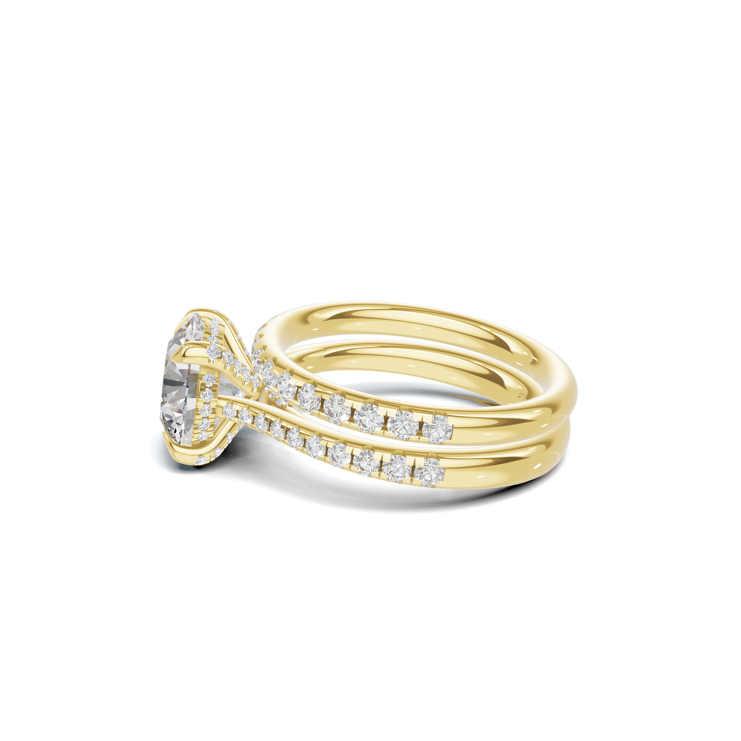 Luxe Pave Bridal Ring