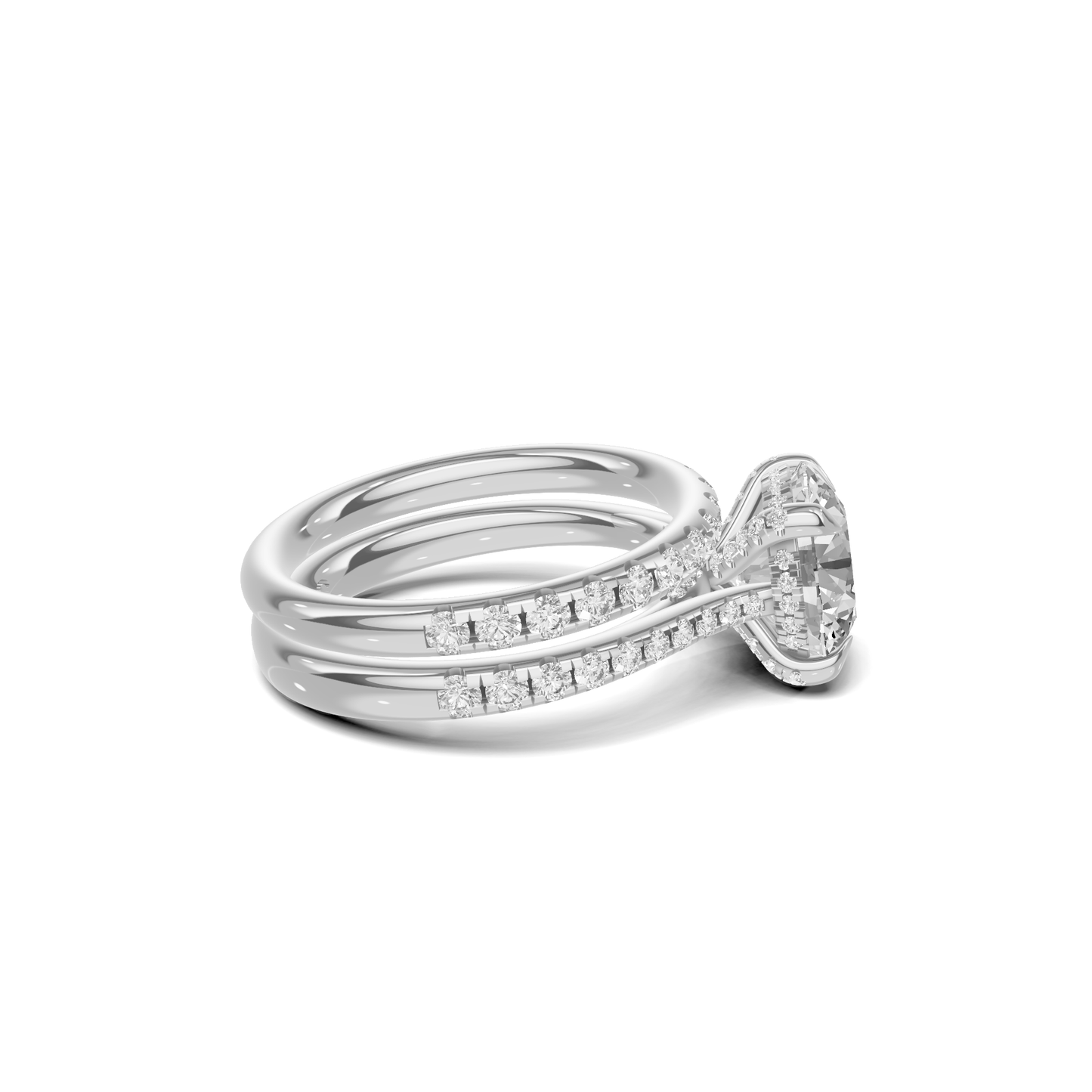 Luxe Pave Bridal Ring