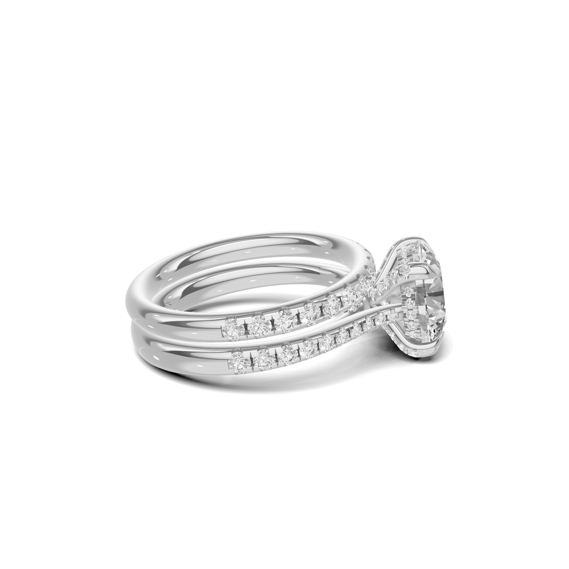 Luxe Pave Bridal Ring