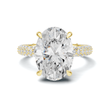 Luxe Pave Encrusted Statement Ring
