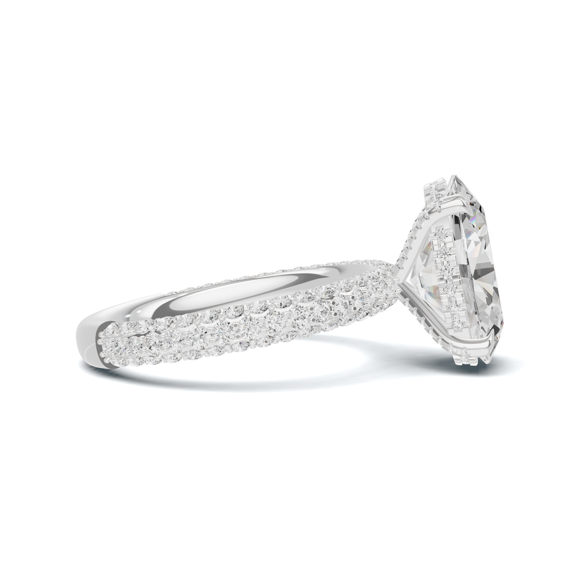 Luxe Pave Encrusted Statement Ring