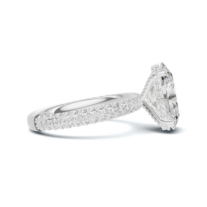 Luxe Pave Encrusted Statement Ring