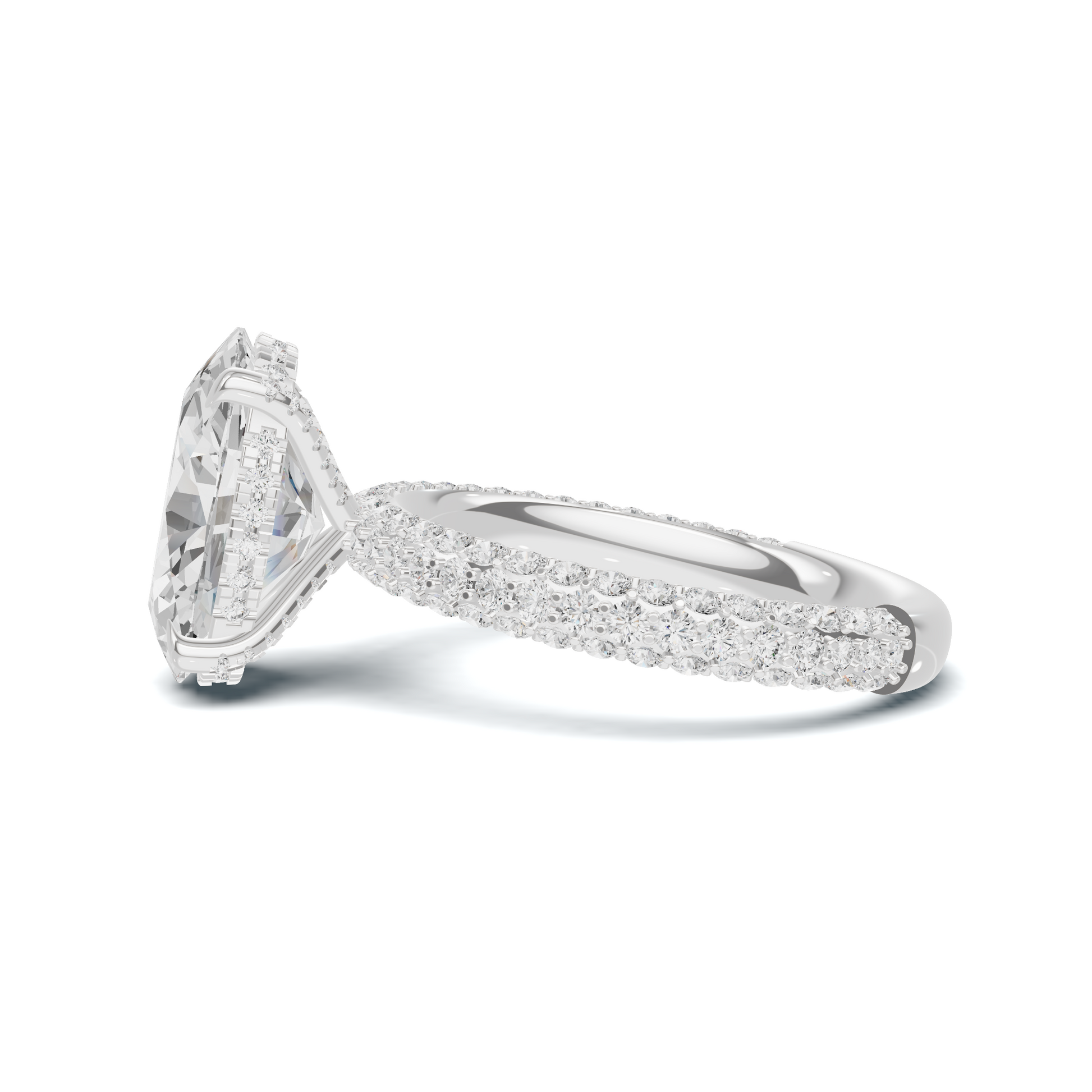 Luxe Pave Encrusted Statement Ring