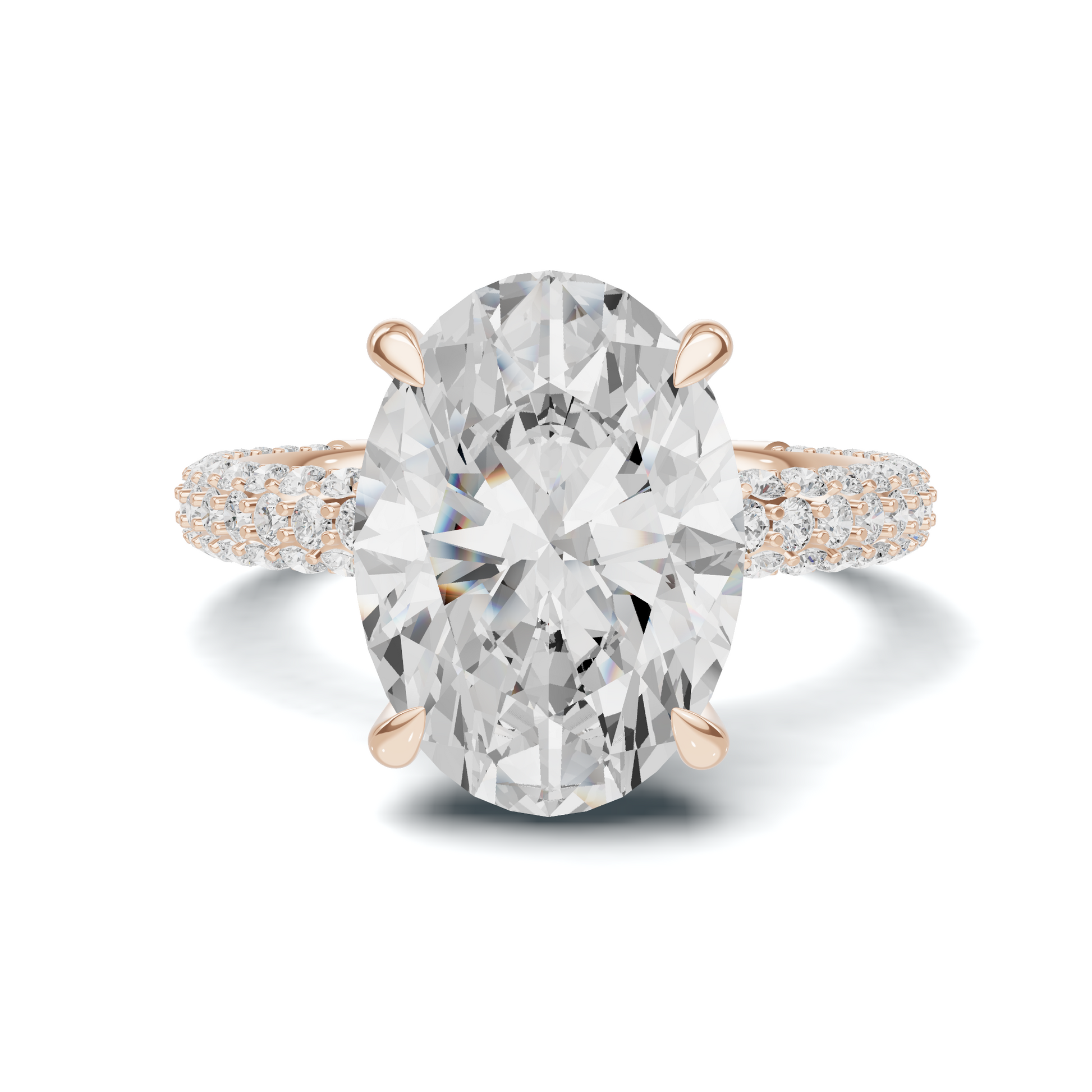 Luxe Pave Encrusted Statement Ring