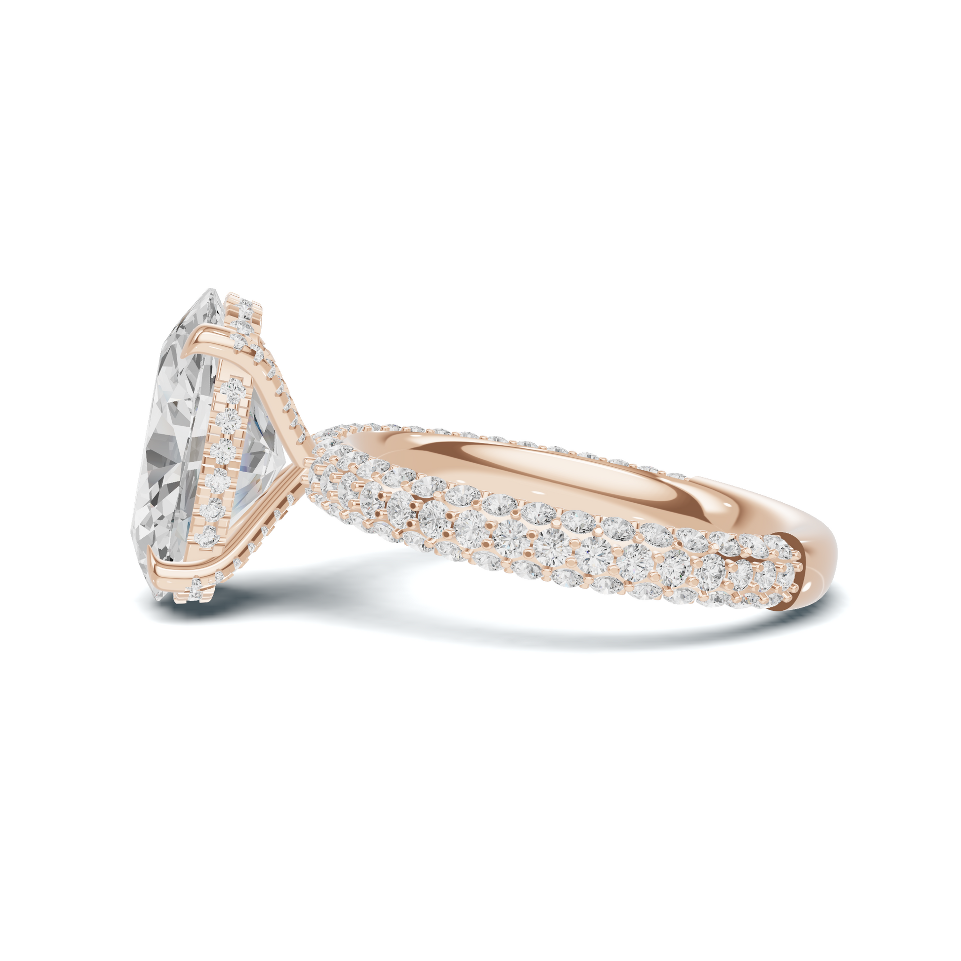 Luxe Pave Encrusted Statement Ring